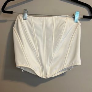 Missguided White corset size US8